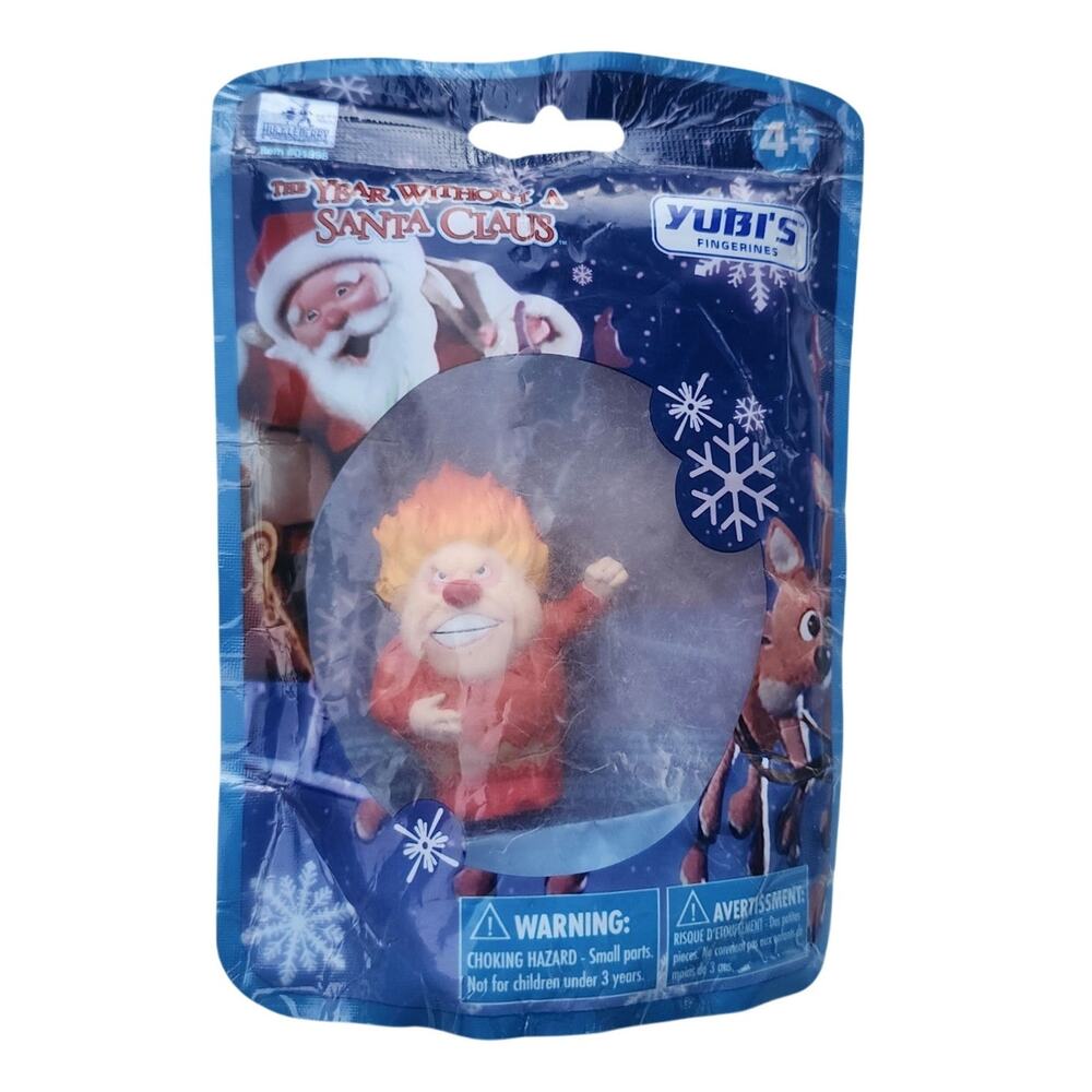 Year Without A Santa Claus Heat Miser Yubi’s Fingerines Sealed Figure HTF Rare